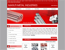 Tablet Screenshot of maruthimetal.com